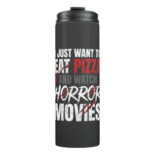 Bouteilles Isothermes Films d'horreur Pizza Halloween Design_1