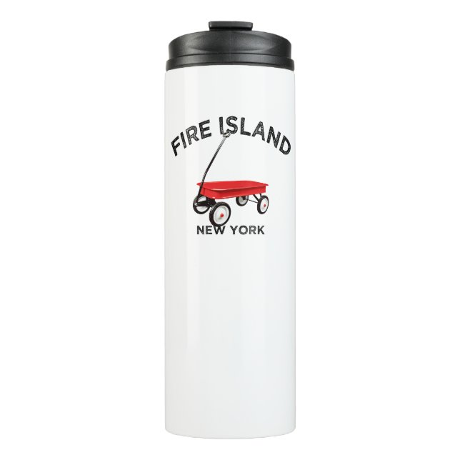 Bouteilles Isothermes Fire Island grande version Chariot Rouge Long Isla (Devant)