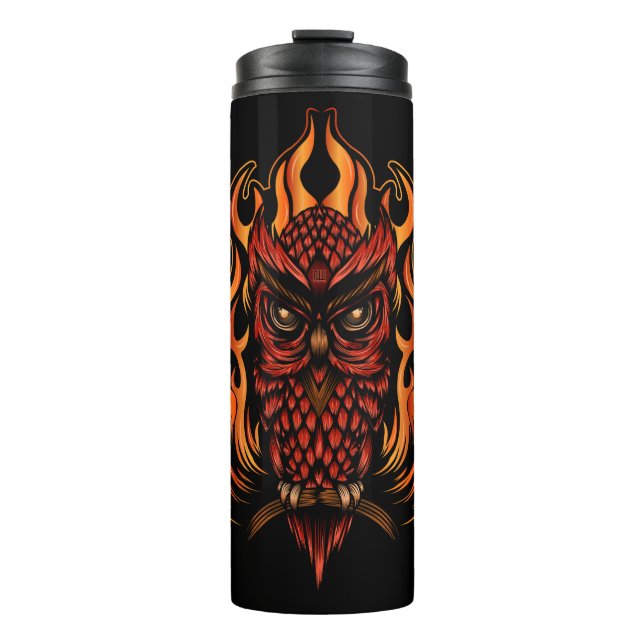Bouteilles Isothermes Fire owl (Devant)