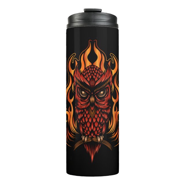 Bouteilles Isothermes Fire owl (Devant)