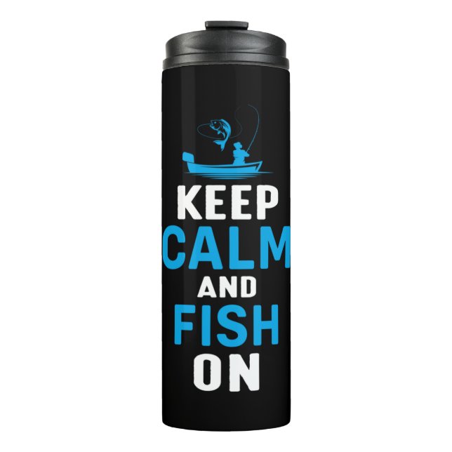 Bouteilles Isothermes Fisher Gift Keep Calm And Fish On (Devant)