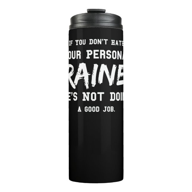 Bouteilles Isothermes Fitness Personal Trainer Gym Motivation (Devant)