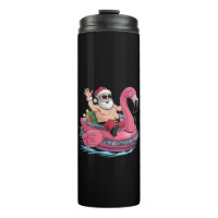 Flamant Rose Gonflable de Noël en Juillet d'Été