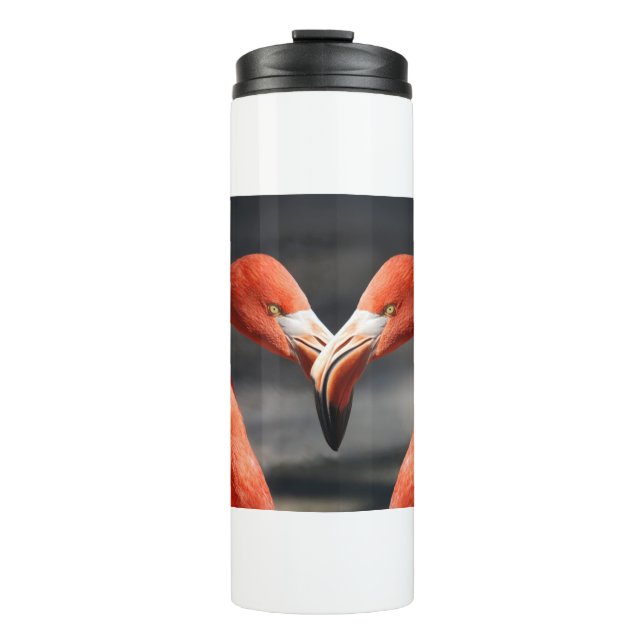 Bouteilles Isothermes Flamant rose Valentine (Devant)