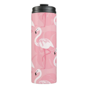 Bouteilles Isothermes Flamants roses : illustration vintage sans soudure