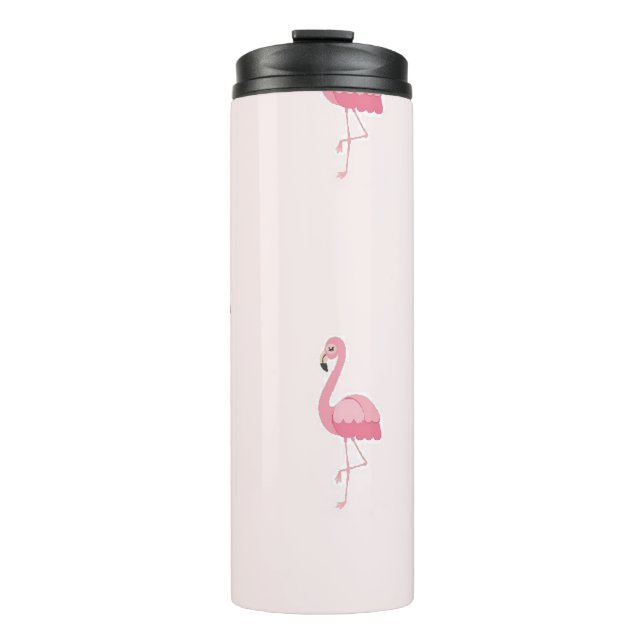 Bouteilles Isothermes Flamingo à pied rose pâle (Devant)