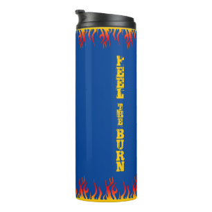 Bouteilles Isothermes Flammes de motivation Jaune doré Script PROFOND BL