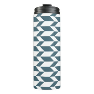 Bouteilles Isothermes Flèche à deux tons gras Chevron Bleu Bleu Bleu