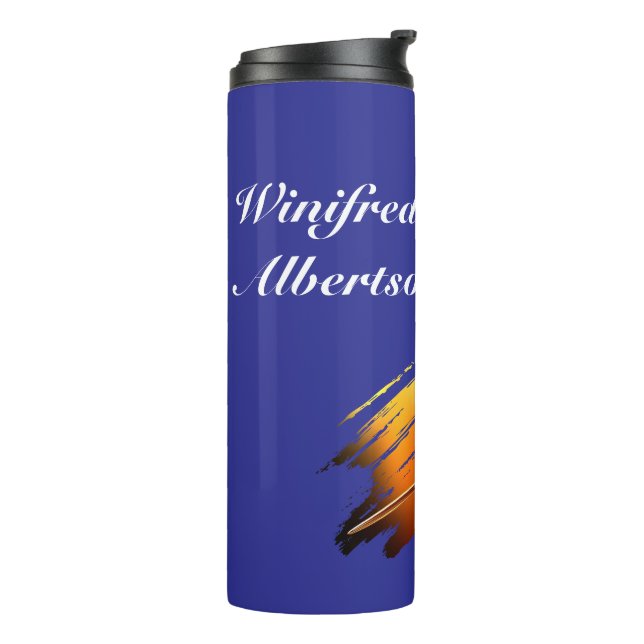 Bouteilles Isothermes Fléchettes - avec image de Fléchette enflammée - P (Tourné sur la gauche)