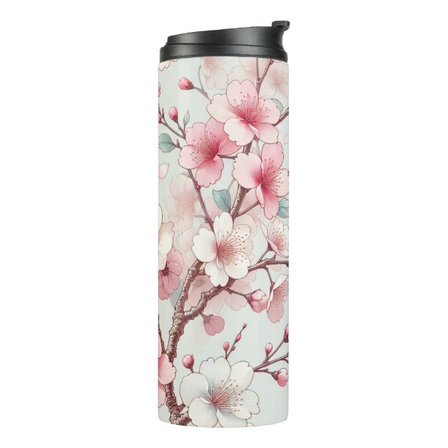 Bouteilles Isothermes Fleur de Cerisier (Tourné sur la gauche)