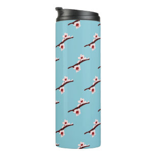 Bouteilles Isothermes Fleur de cerisier, Sakura, motif floral rose