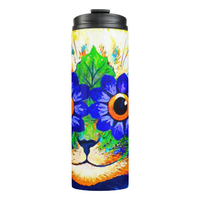 Bouteilles Isothermes Fleur de chat (Devant)