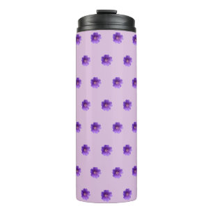Bouteilles Isothermes Fleur de géranium violet Motif sans couture sur