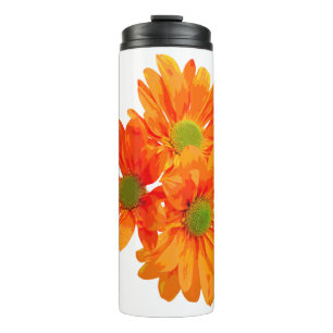 Bouteilles Isothermes Fleur de seulement 3 Gerbera + votre backgr. et