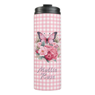 Bouteilles Isothermes Fleur de tableau de bord rose