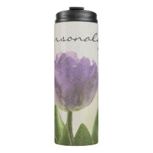 Fleur florale personnalisée Tumbler thermiques bou