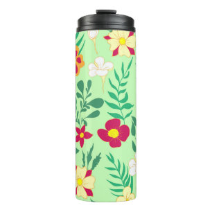 Bouteilles Isothermes Fleur motif sans couture et décoration de la maiso