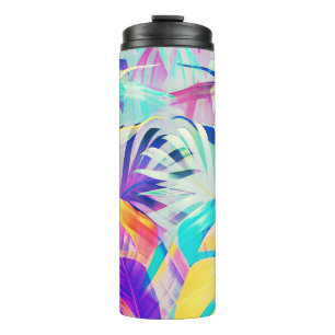 Bouteilles Isothermes Fleur pastel abstrait moderne