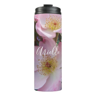 Bouteilles Isothermes Fleur Rose rose florale Photo Tumbler thermique