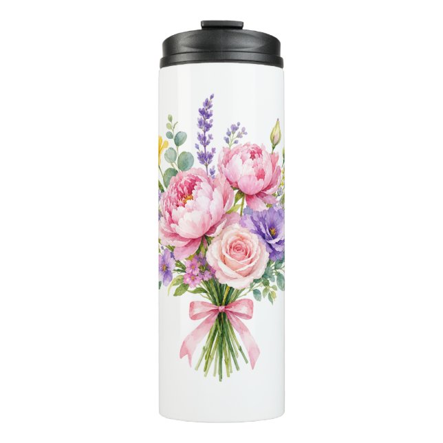 Bouteilles Isothermes Fleurs (Devant)