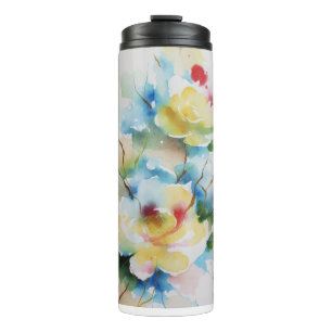 Bouteilles Isothermes Fleurs Abstraites d'aquarelle