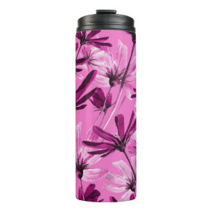 Bouteilles Isothermes Fleurs Cosmos Vintage Motif sans couture