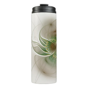 Bouteilles Isothermes Fleurs de fantaisie fractale douces et tendres