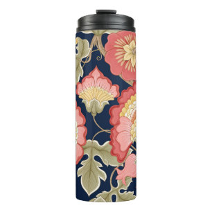 Bouteilles Isothermes Fleurs d'Imaginaire en rétro, vintage, braises jac