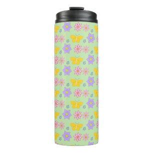 Bouteilles Isothermes Fleurs et papillons de la Fête des mères