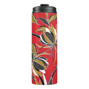 Bouteilles Isothermes Fleurs exotiques : Polka Dot Vintage