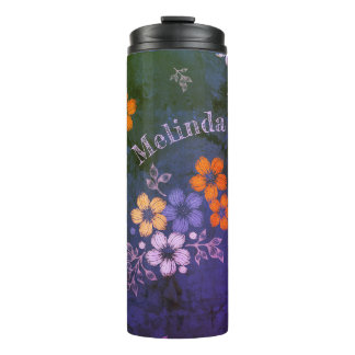 Bouteilles Isothermes Fleurs folk Paruline thermique