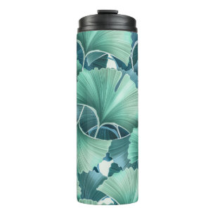 Bouteilles Isothermes Fleurs tropicales, feuilles, arrière - plan sans s