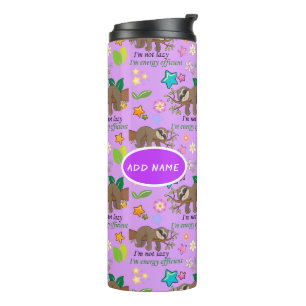 Bouteilles Isothermes Fleurs violettes violettes à fentes brunes Coeur