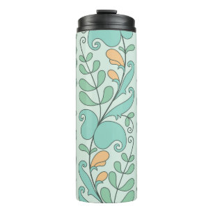 Bouteilles Isothermes Floral Abstrait : Motif Vintage sans fil