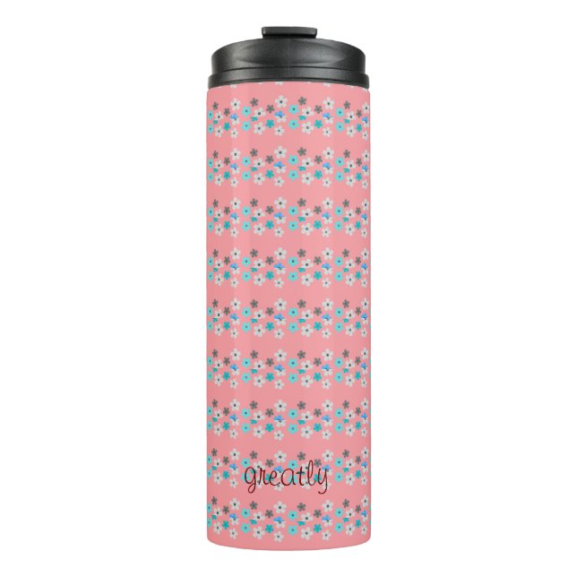 Bouteilles Isothermes Floral moderne rustique (Devant)