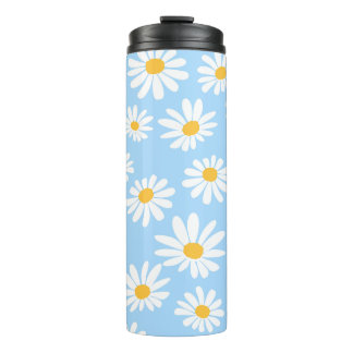 Bouteilles Isothermes Floral thermal mug, daisy flowers