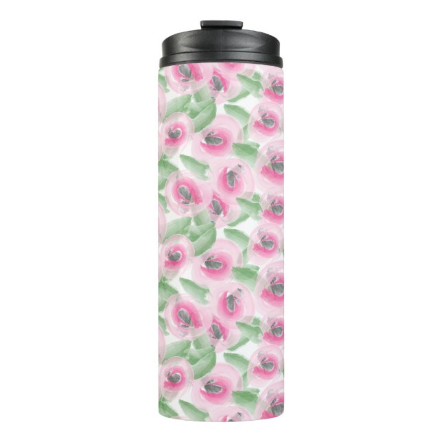 Bouteilles Isothermes Flore aquarelle (Devant)