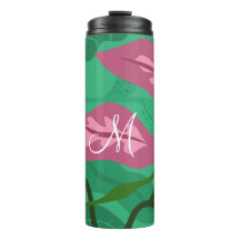 Flore colorée et feuillage Fuchsia profonde sur ve