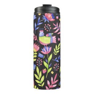 Bouteilles Isothermes Flore printanière : Motif imperméable