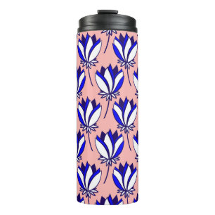 Bouteilles Isothermes Flore symétrique : Motif Vintage coloré