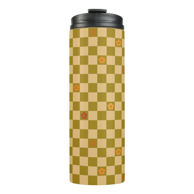 Bouteilles Isothermes Flowe Checkered Pattern - No. 02 (Devant)