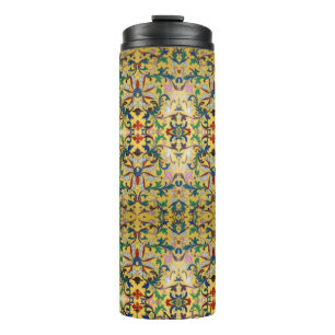 Bouteilles Isothermes Flower Market Vintage Fleur sauvage jaune Botaniqu