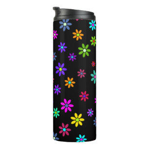 Bouteilles Isothermes Flower Power Douche - motif coloré 1