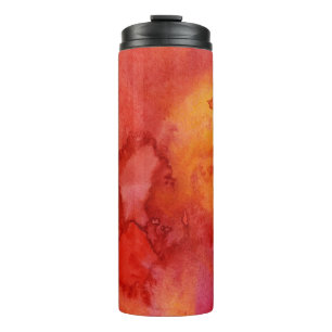 Bouteilles Isothermes Fond de peinture d'aquarelle