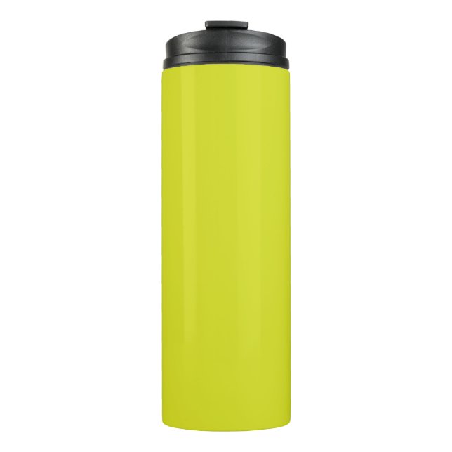 Bouteilles Isothermes Fond jaune plat – Texture de rentrée scolaire (Devant)