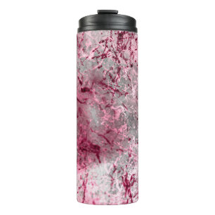 Bouteilles Isothermes fond rose, déco, motif, abstrait, âgé,