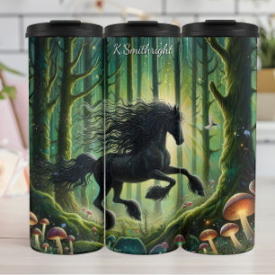 Bouteilles Isothermes Forêt Enchantée de Champignons du Cheval Noir