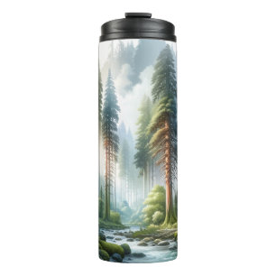 Bouteilles Isothermes Forêt humide de Hoh enchantée