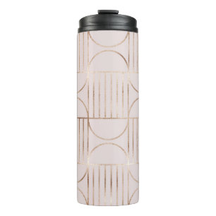 Bouteilles Isothermes Formes d'or : motif moderne du milieu du siècle.
