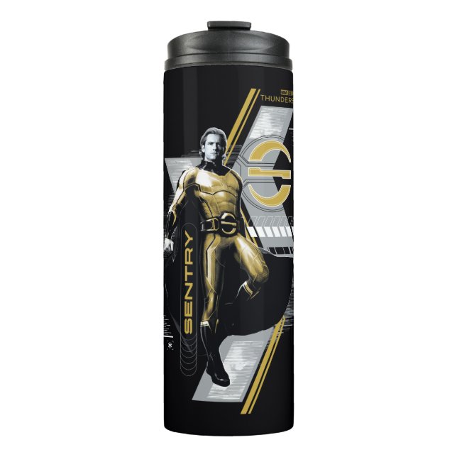 Bouteilles Isothermes Foudroyants* | Graphisme du personnage de Sentry (Devant)
